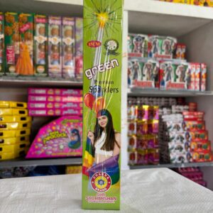 15 cm Green Sparklers