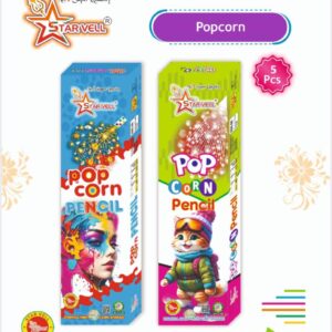Popcorn Pencil 5 Pcs